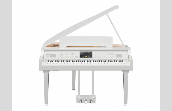 Used as New Yamaha Clavinova CVP809GPPW Polished White Digital Grand Piano - Image 3